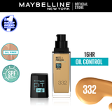 Maybelline New York- Fit Me Matte + Poreless Liquid Foundation SPF 22 - 332 Golden Caramel 30ml - For Normal to Oily Skin