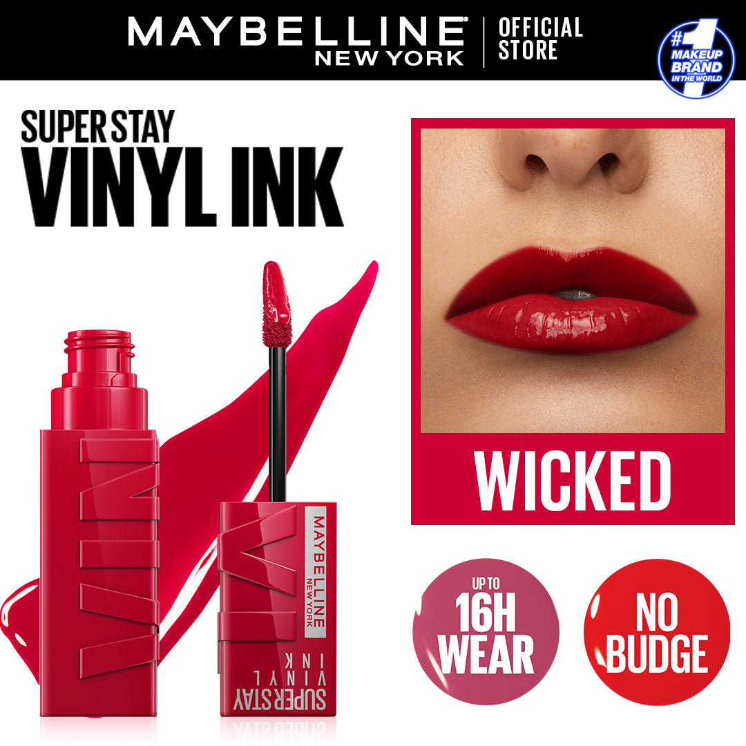 Maybelline New York - Super Stay®Vinyl Ink Longwear Liquid Lipcolor - Wicked