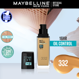 Maybelline New York- Fit Me Matte + Poreless Liquid Foundation SPF 22 - 332 Golden Caramel 30ml - For Normal to Oily Skin