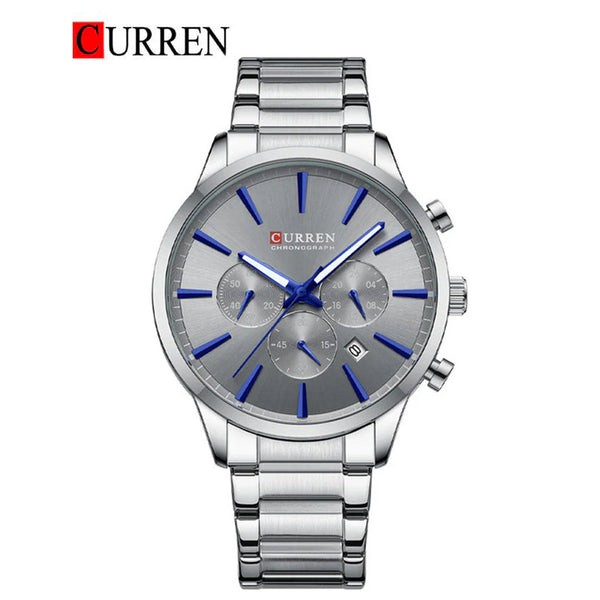 CURREN -  Original Brand Stainless Steel Band Wrist Watch For Men-8435-02