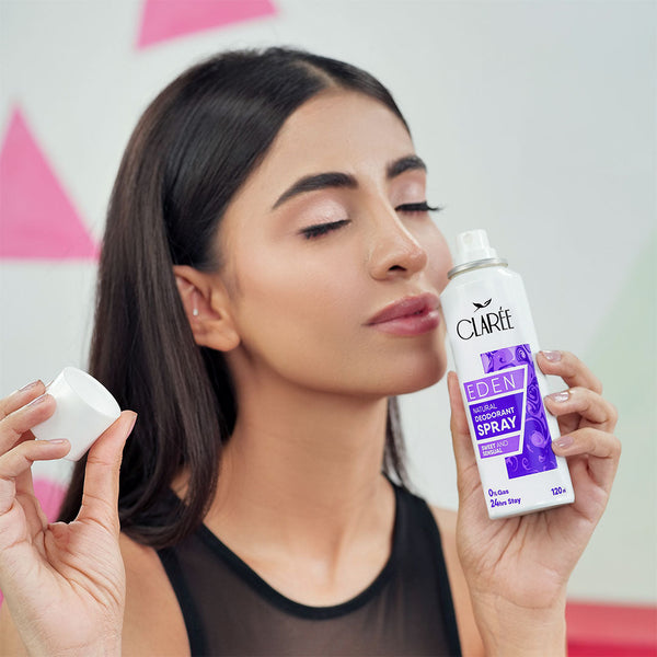 CLAREE- Eden Natural Deodorant Spray - Sweet and Sensual