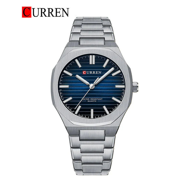 CURREN -  Original Brand Stainless Steel Band Wrist Watch For Men-8456-03