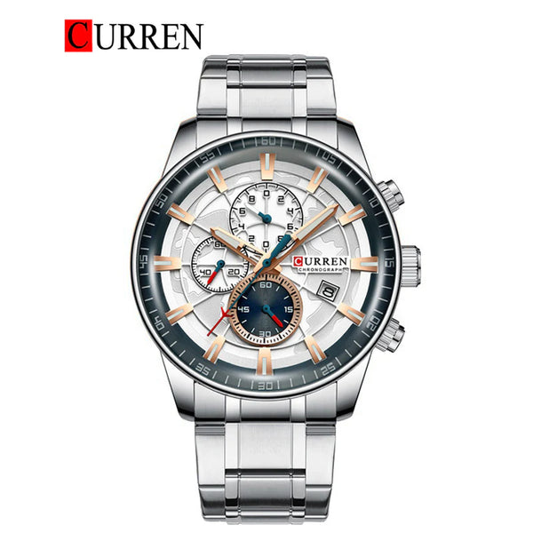 CURREN -  Original Brand Stainless Steel Band Wrist Watch For Men-8362-03