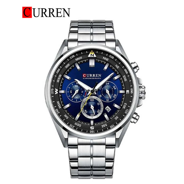 CURREN -  Original Brand Stainless Steel Band Wrist Watch For Men-8399-04