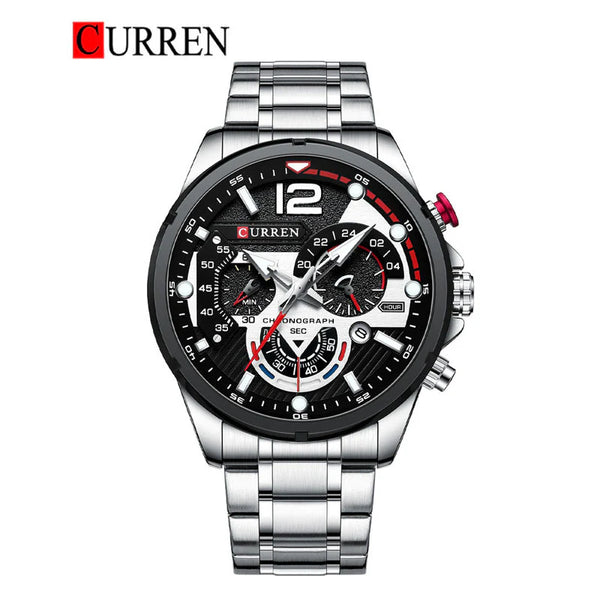 CURREN -  Original Brand Stainless Steel Band Wrist Watch For Men-8395-01