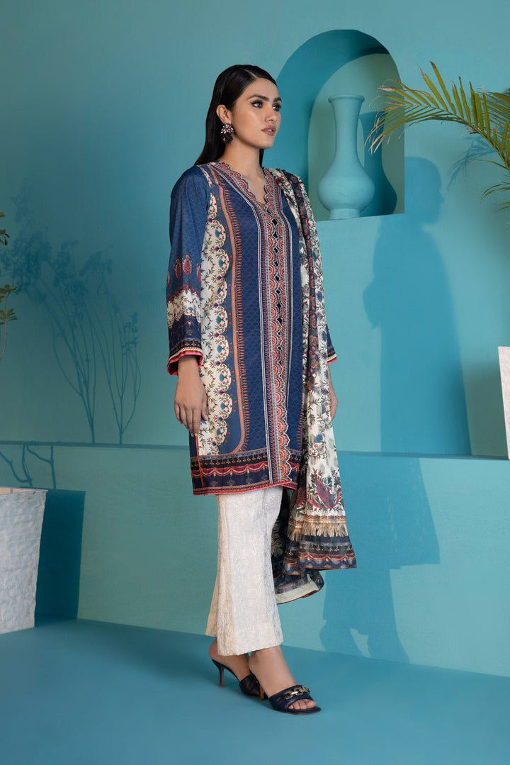 Sapphire 2 Piece - Embroidered Silk Suit