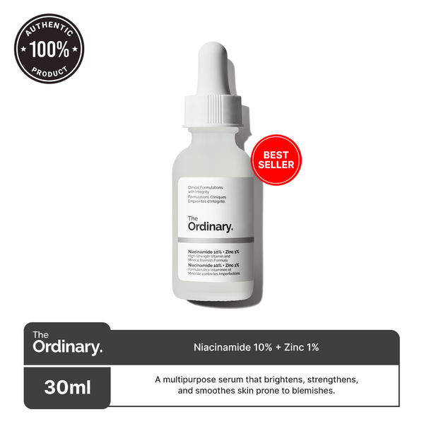 The Ordinary - Niacinamide 10% + Zinc 1% - 30ml (Without Box)