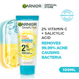 Garnier - Fast Clear Facewash For Acne Prone Skin 100ml