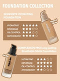 SHEGLAM - Complexion Pro Long Lasting Breathable Matte Foundation-Chantilly Matte Sweat-proof Foundation Oil Control Full Coverage Pore-less Concealer Waterproof Flawless