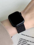 Shein - Compatible With Apple Watch Ultra/Se/817/6/514/3/2/1, Single-Colored Nylon Braided Band Is Available In 45/49/38/40/41/42/44Mm Band Width