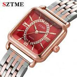 Shein - 1pc New Retro Small Square Face Watch