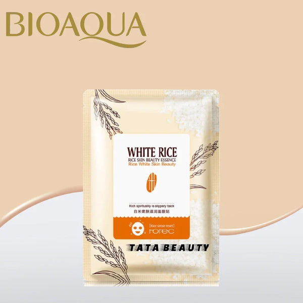 Bioaqua - Rice Skin Beauty Essence Face Mask 25G - 1 PC