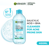 Garnier - Salicylic + BHA Micellar Cleansing Water for Acne Prone Skin - 400ml