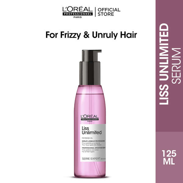 L'Oreal Professionnel - Serie Expert Liss Unlimited Shine Perfecting Blow Dry Hair Oil 125 ML - For Frizzy & Unruly Hair