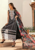 Hemline By Mushq Embroidered Lawn Suits Unstitched 3 Piece MQ22SS HM22 08B Dark Noir