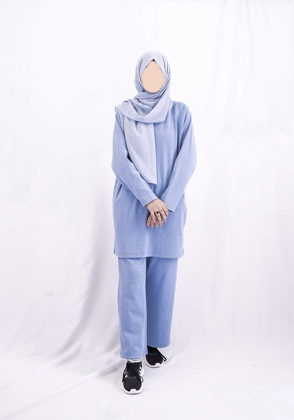 Abaa - Ice Blue Knit Co-ords