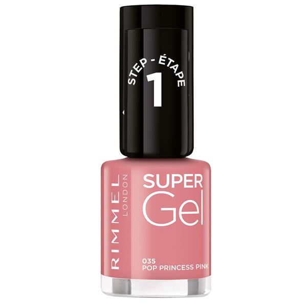 Rimmel - Super Gel Nail Polish 035-Pop Princess Pink