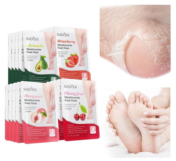 Sadoer Fruit Foot Care Exfoliating Whitening Foot Peeling Facial Mask 35g