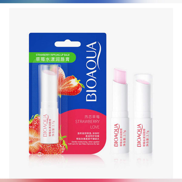 BIOAQUA - Strawberry Ripping Lip Balm 2.7g - BQY22057