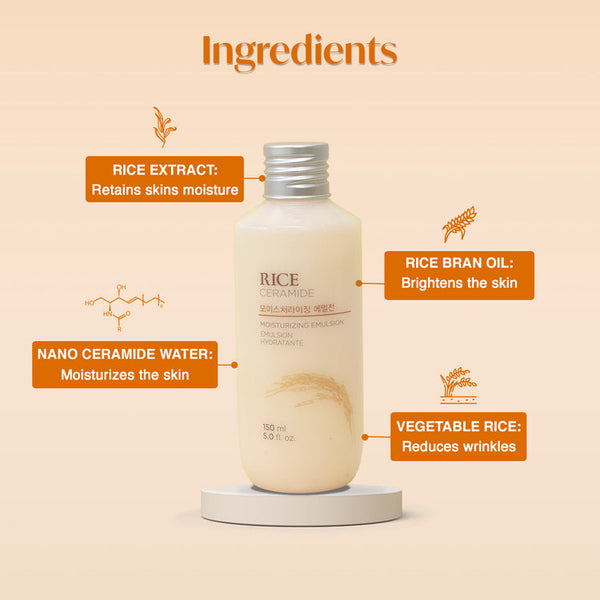 The Faceshop - Rice Ceramide Moisturizing Emulsion 150ml