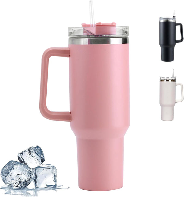 Home.Co - 1Pc Stainless Steel Tumbler (40oz) - Pink