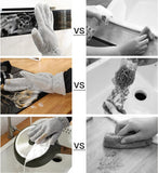 Home.Co - Silver Dishwashing Gloves