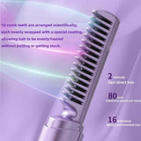 Home.Co - Wireless Hair Straightening Comb - Random Color