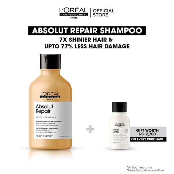 L'Oreal Professionnel - Serie Expert Absolute Repair Shampoo 300 ML - For Dry & Damaged Hair