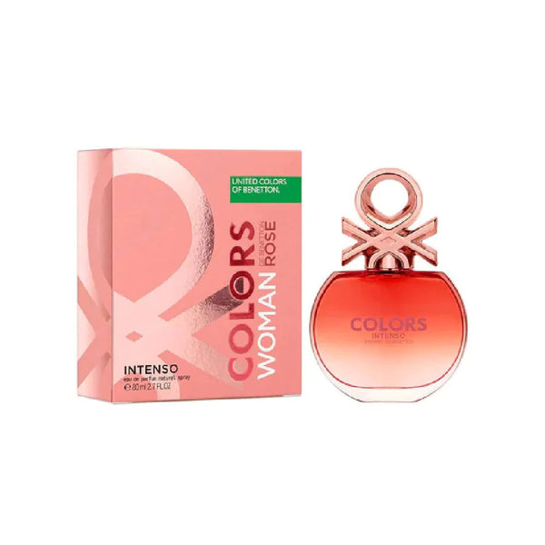 Benetton - COLORS ROSE WOMAN INTENSO EDP 80ML