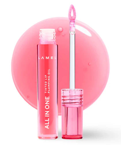 LAMEL All in One Lip Tinted Plumping Oil №401 Peachy 3ml