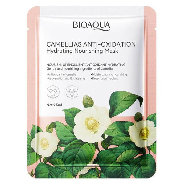 BIOAQUA - Camellias Anti-Oxidation Hydrating Nourishing Facial Mask