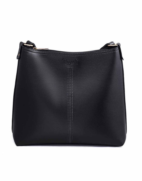 RangooN - Black Hobo Tote Bag