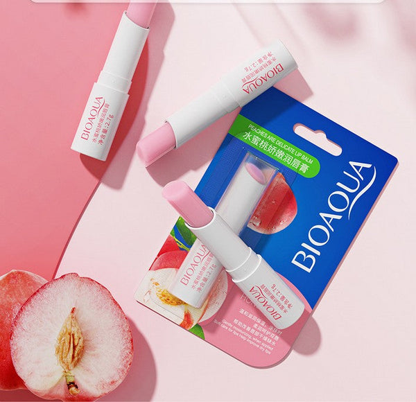 BIOAQUA - Honey Peach Ripping Lip Balm 2.7g - BQY22095