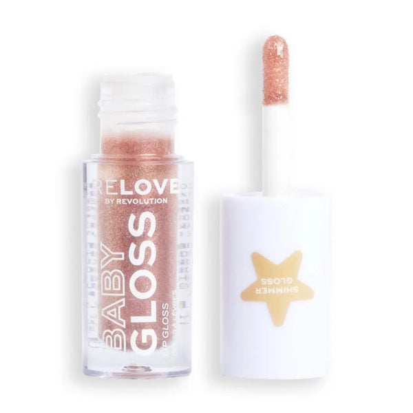 Makeup Revolution Relove Baby Gloss Shimmer Pink Tulle