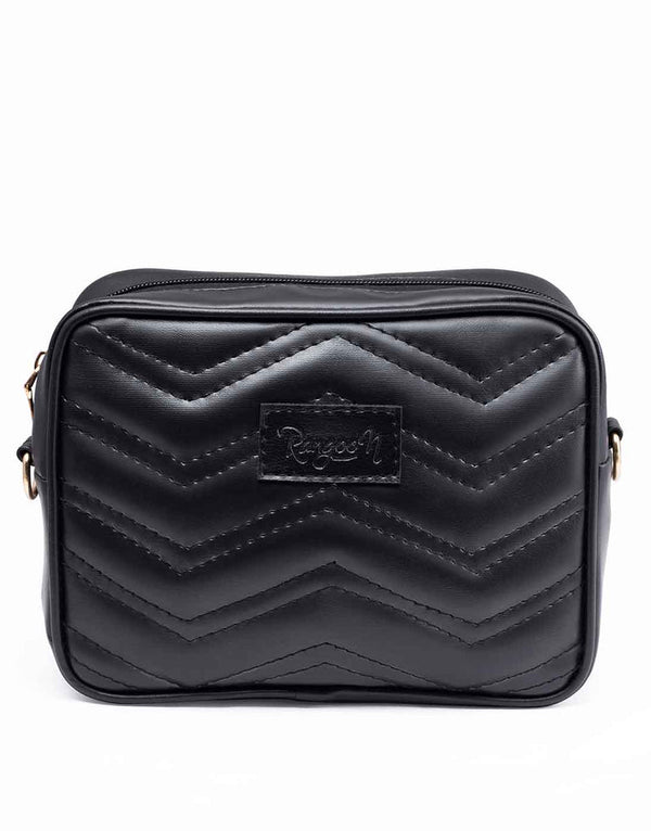 RangooN - Black Quilted Crossbody Bag