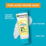 Garnier - Fast Clear Facewash For Acne Prone Skin 100ml