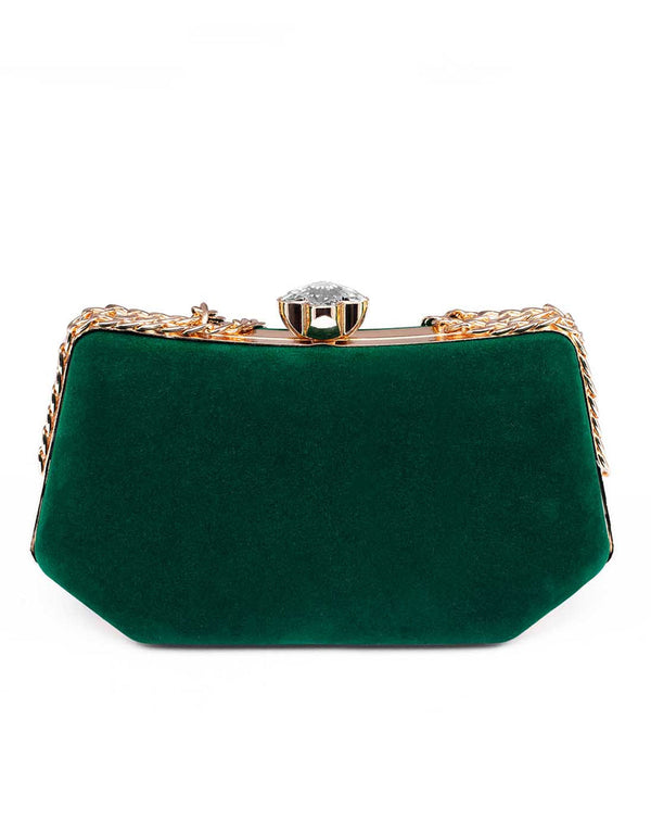 RangooN - Green Velvet Midnight Clutch