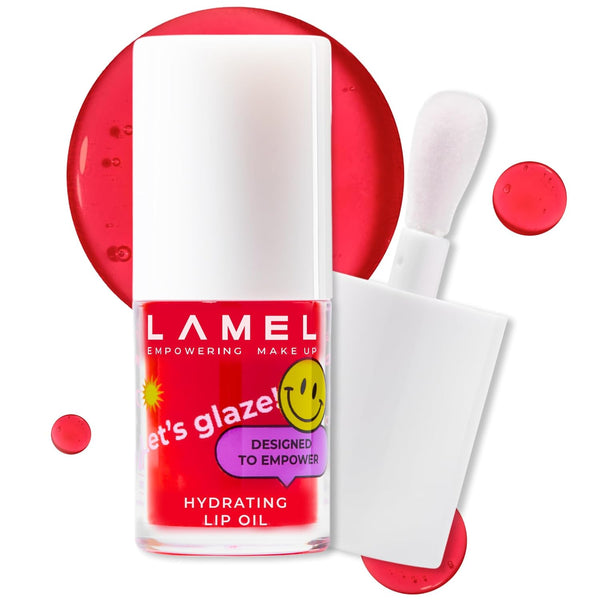 LAMEL Moisturizing Lip Oil LET'S GLAZE 403 Sweet Cherry 4gm