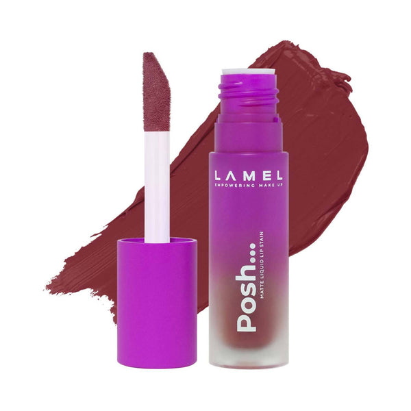 LAMEL Posh Matte Liquid Lip Stain 409 Sangria 4gm