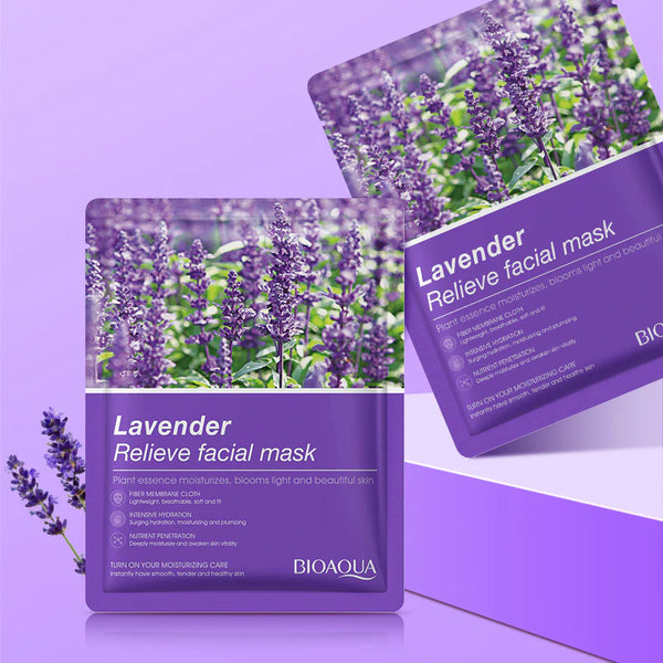 BIOAQUA - Lavender Relive Face Sheet Mask