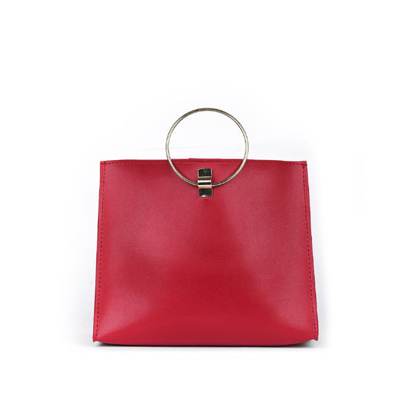 VYBE - Round Ring Bag -(Red)