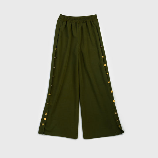 VYBE - Bottom - Olive Green - Free Size