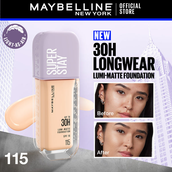 Maybelline New York - Super Stay Up to 30hr Lumi Matte Foundation - 115