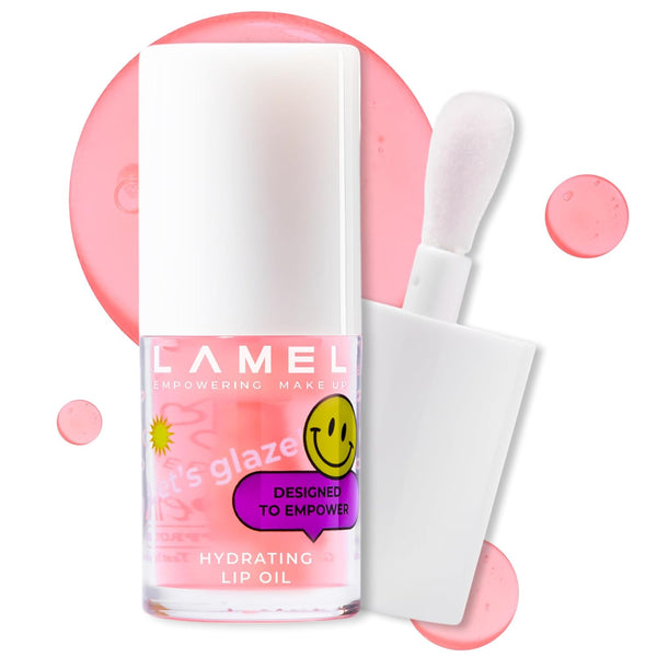 LAMEL Moisturizing Lip Oil LET'S GLAZE 401 Marshbellow 4gm