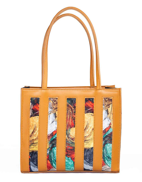 RangooN - Mustard Lockup Luxe Hand Bag