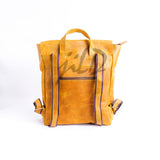 JILD Nomad Vintage Leather Backpack Camel Brown