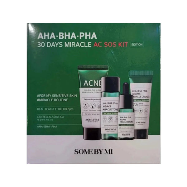 Some By Mi Aha Bha Ph 30 Days Miracle Starter SOS Kit (4items)