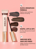 SHEGLAM - Hold 'Em Up Tinted Brow Gel-Chocolate Long Lasting Voluminous Eyebrow Tint