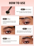 SHEGLAM - Hold 'Em Up Tinted Brow Gel-Chocolate Long Lasting Voluminous Eyebrow Tint