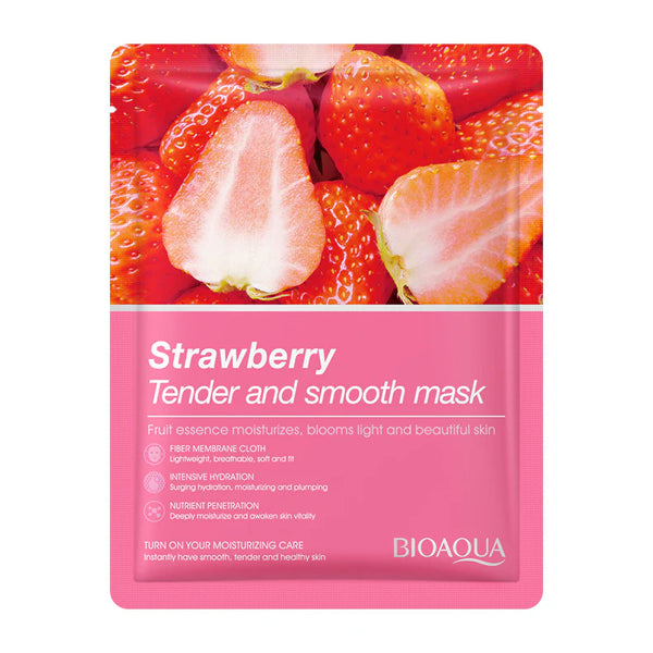 BIOAQUA - Strawberry Tender and Smooth Facial Mask